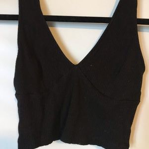 Forever 21 black crop top